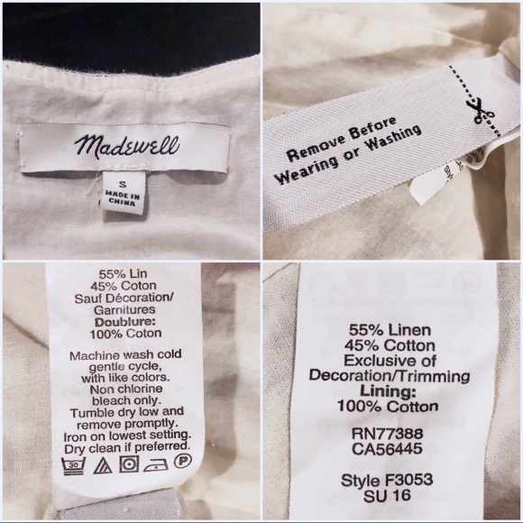 Madewell Sunray Embroidered Checkered Shirtdress S - Picture 6 of 8